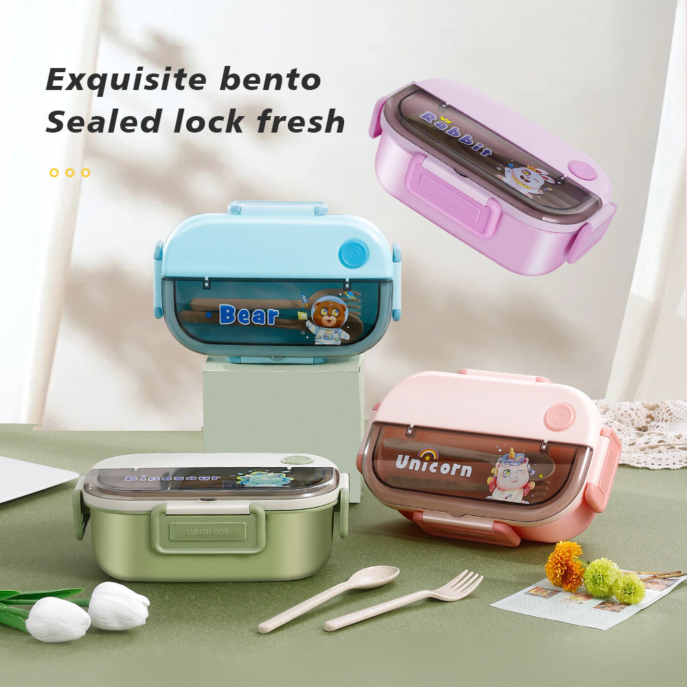 304 stainless steel insulated lunch box - perfect for kids, office workers, and students. features divided compartments and microwave-safe heating
