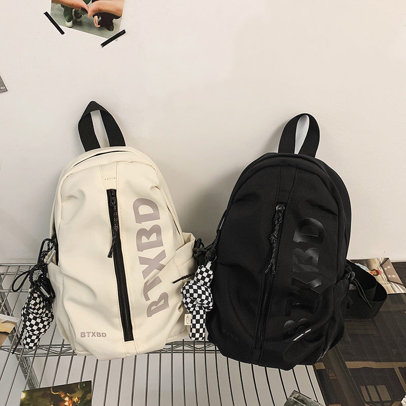 Cross-border  fashion breast bag 2025 new tooling portable shoulder bag trendy casual light couple messenger bag