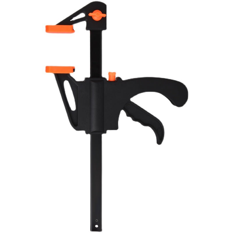 Thickened adjustable trigger type quick f-clamp working wood board fixing clamp strong fast right angle fixing plate type tightener