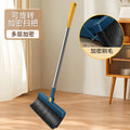 Folding hanging tooth ink blue single broom