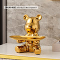 Entryway console table key holder tray - violent bear design, luxury & high-end home decor accent
