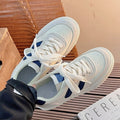 White shoes women's shoes 2026 spring and autumn new ins trendy niche style non-collision student k-styleeasiest for match canvas sneakers women
