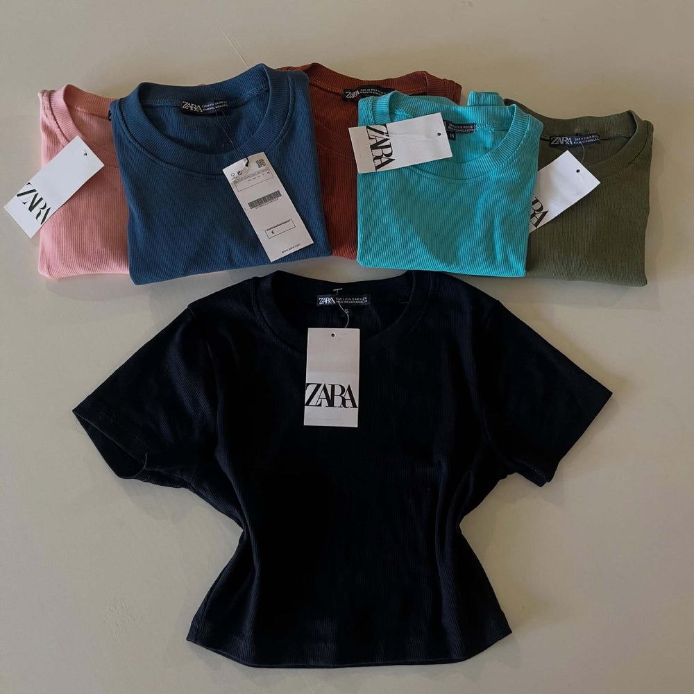 Women's round neck t-shirt short-sleeved t-shirt short-sleeved tops wholesale women basic top