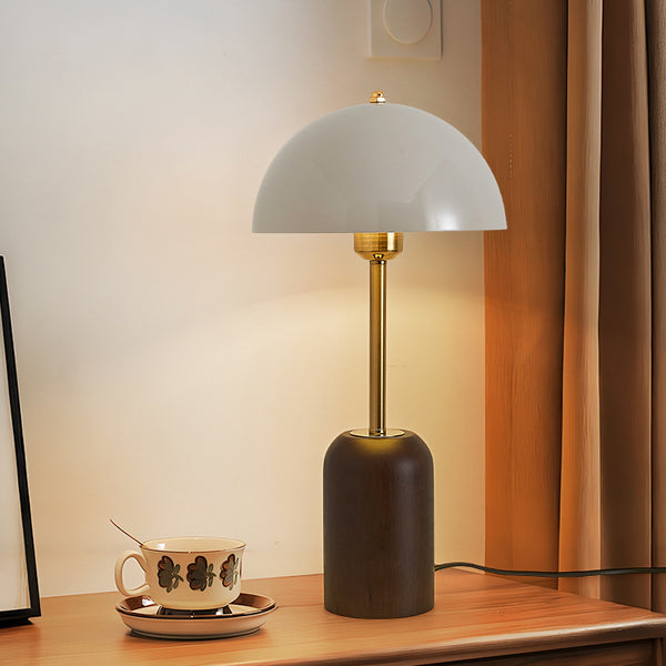 [Wow] French medieval desk lamp bedroom study retro style designer high-end atmosphere solid wood bedside lamp