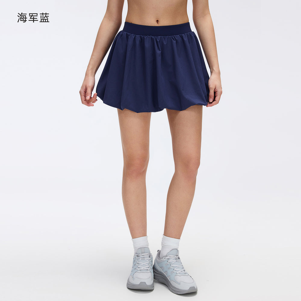 Summer anti-exposure tulip skirt pants - women's hip-flattering, slimming, puffy skirt for outdoor sports, yoga, and tennis - d26049