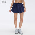 Summer anti-exposure tulip skirt pants - women's hip-flattering, slimming, puffy skirt for outdoor sports, yoga, and tennis - d26049