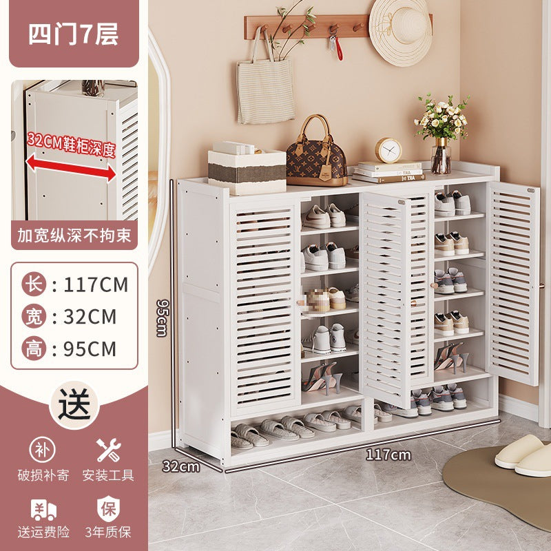 Simple shoe rack at home, large-capacity shoe cabinet at the door, cabinet for storing shoes, dustproof 40 pairs of shoes, new door cabinet