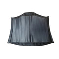 supply w curved 25 steel frame latex waistband thin women's corset long front and short back buttons