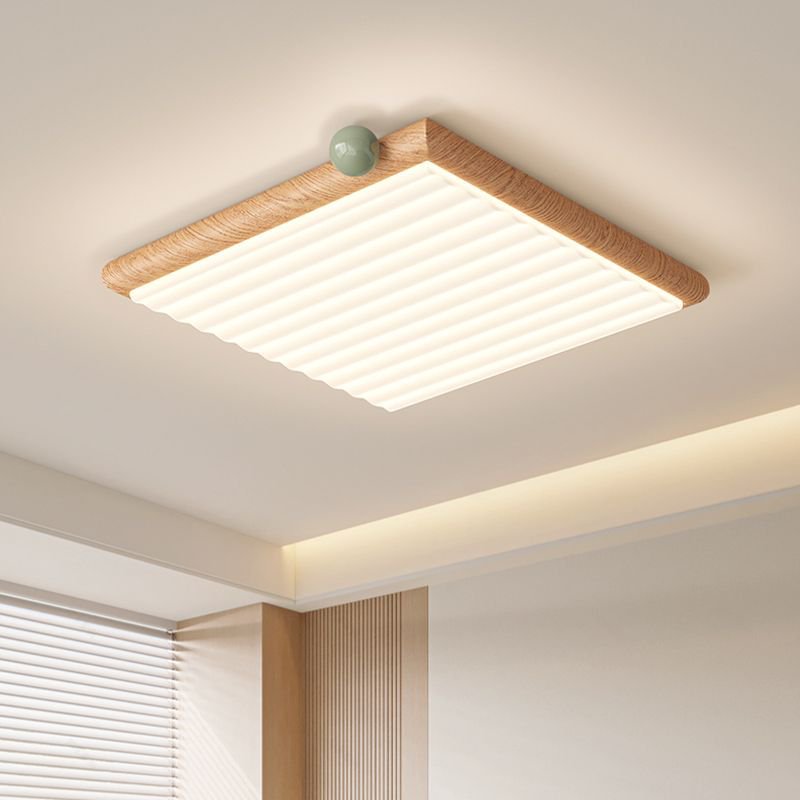 Medieval style living room light log color high-end ceiling light eye protection bedroom light whole house package lighting fixtures Daquan