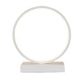 Creative modern minimalist black and white round table lamp - bedroom bedside lamp, living room, study, remote control desk lamp