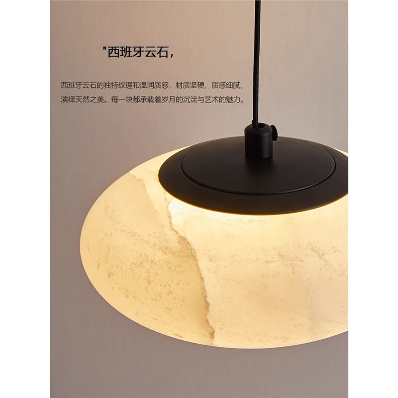 Marble bedroom bedside small chandelier retro staircase lighting fixture vintage bar counter adjustable pendant light italian minimalist lighting