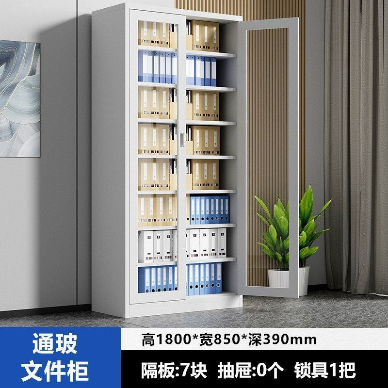 Filing cabinet office data cabinet voucher file cabinet with lock steel employee dormitory storage locker