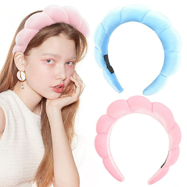 Handmade Twist Headband Spa Headband SPA High Cranial Top Headband Towel Fleece Face Wash Makeup Headband