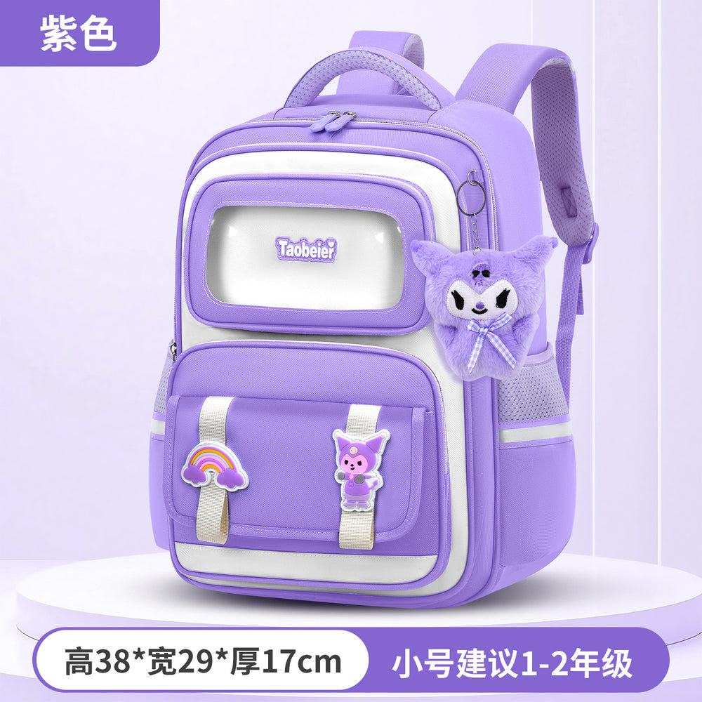 New capybara elementary school backpack - grades 1-6, spine-protecting, weight-reducing backpack for boys and girls, wholesale