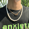 Luxury chic heart pendant necklace - trendy, influencer-approved, elegant crown design, versatile choker necklace for women - new for 2025