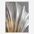Scandinavianpopular copper-plated accessible luxury crystal wall lamp modern casual bedroom bedside shell lamp living room background wall lamp