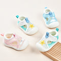 Baby sandals for boys, summer first walker shoes, 0-1-2 years old infant anti-slip soft sole mesh shoes for babies and toddlers, baby girl shoes