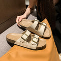 boken thick sole slippers women's summeroutwearfashion one-piece slippers home non-slip popular outdoor beach slippers