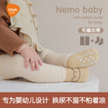 Babibele autumn/winter collection: premium baby knee-high socks set - fleece-lined, extra thick, anti-slip terry socks with grip