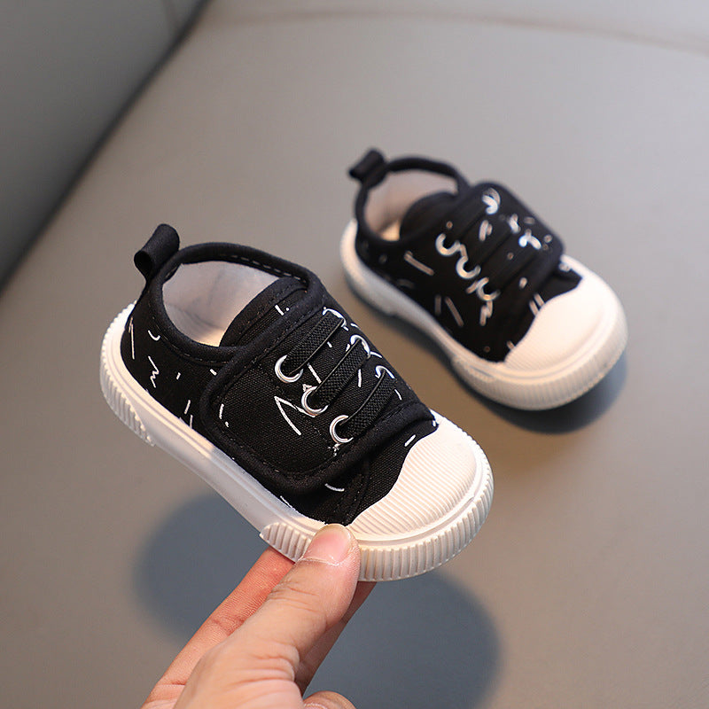 Kids' canvas shoes - new spring/autumn  collection: breathable casual low-top sneakers for boys (ages 1-6) and girls