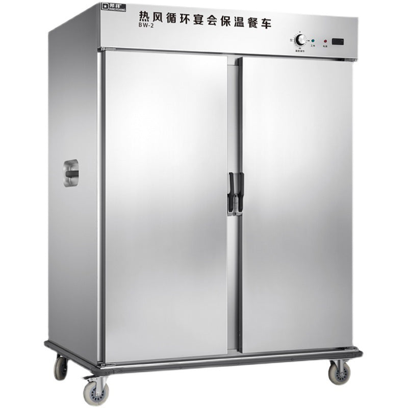 Bangxiang bw-2 double-door commercial hot air circulation hotel banquet insulation meal cart 22-layer banquet confinement meal constant temperature cabinet