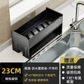 Kitchen sink dishcloth drain rack - multifunctional organizer for sink area, holds sponges, scrubbers, and dish soap