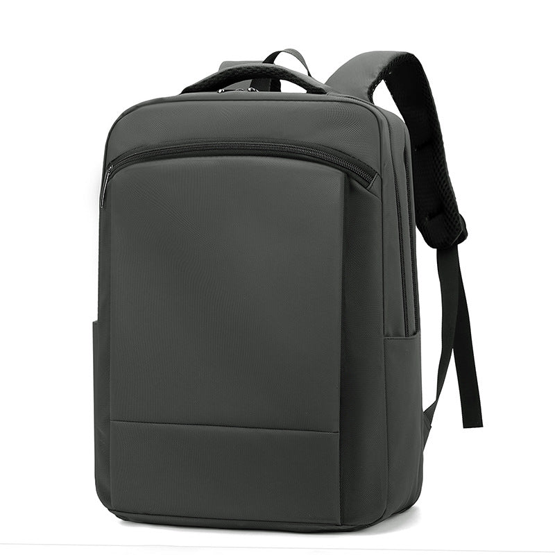 Processed Men's Backpack Double Back Commuter Business Travel Backpack Multifunctional Laptop Bag Printable Logo