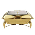 Electric gold stainless steel buffet warming cabinet - 9l buffet stove - ideal for hotels, restaurants, and banquets - in stock