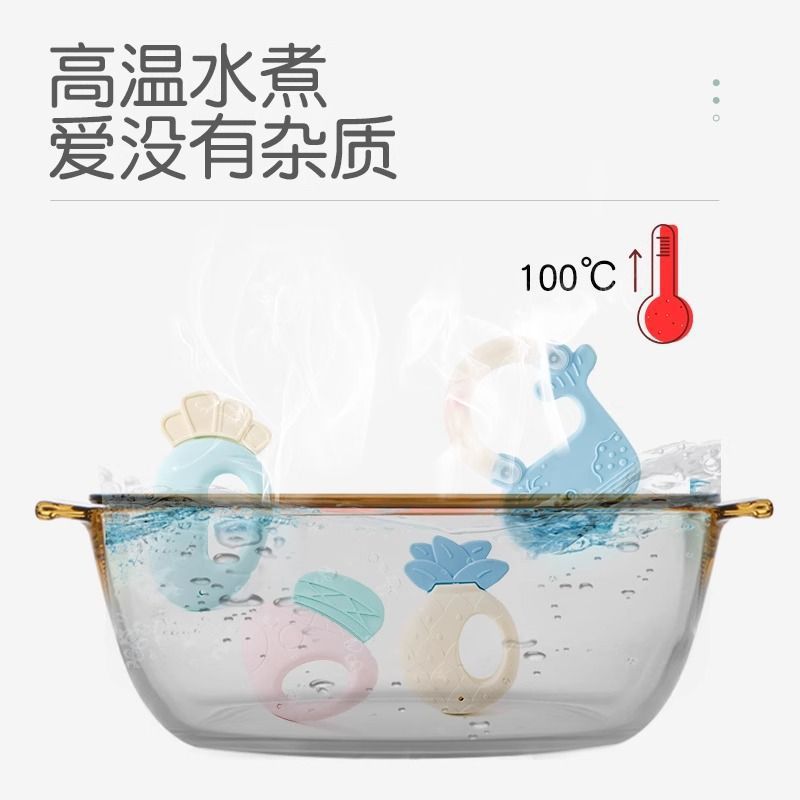 Cross-border  baby hand rattle toy early education grasp toothpaste gift box 3 to 6 months newborn baby