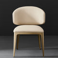 Italian light luxury wave pattern dining chair italian for home island luxury stone back chair cafe sales department negotiation chair