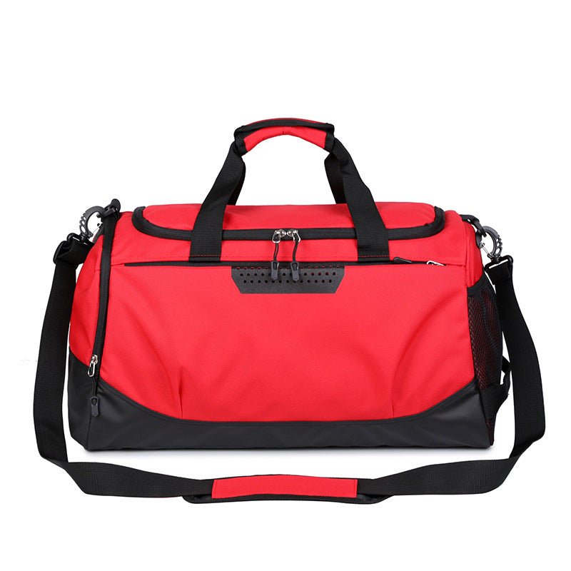 Cross-border large-capacity messenger bag travel bag fitness bag sports luggage bag waterproof dry and wet separation belt shoe space portable