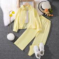 Hot-selling export children's clothing set for boys and girls, spring  european and american new style,  casual striped long-sleeved shirt and pants