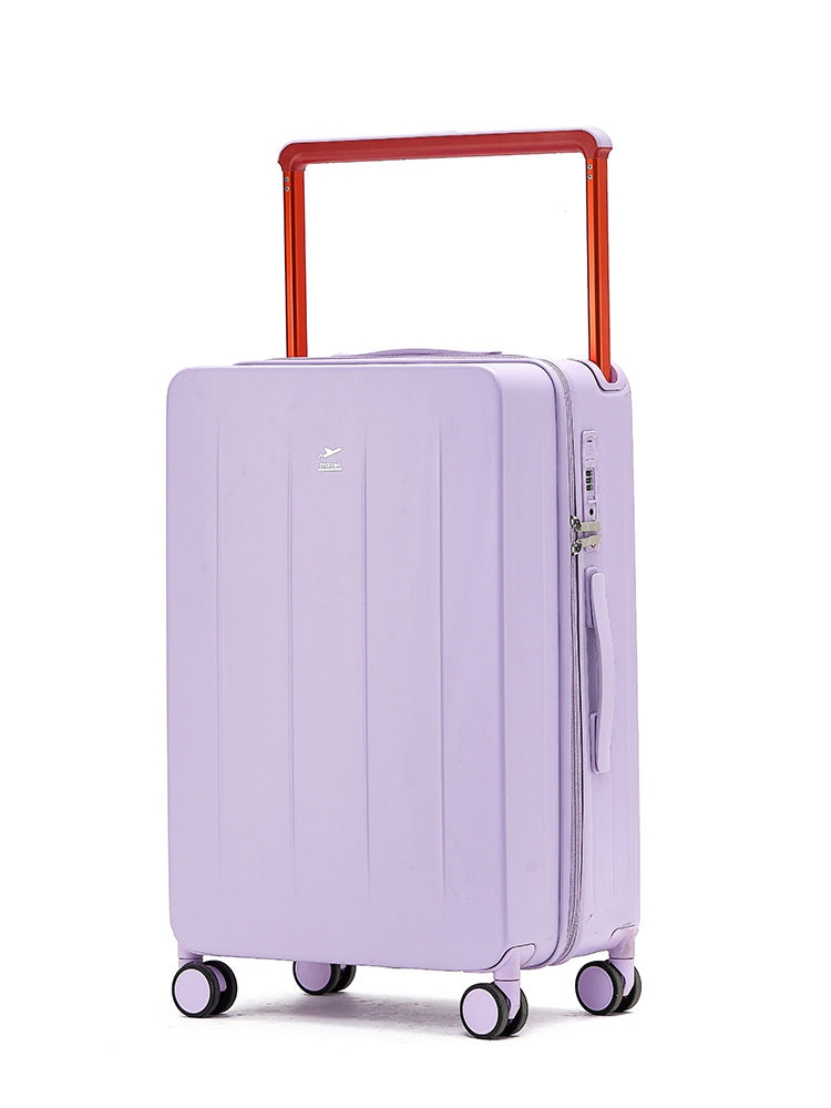 2024 new suitcase 24-inch wide trolley case anti-drop 20-inch boarding case narrow frame travel bag password box