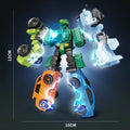 Transforming robot car - kids' assembly mecha king kong warrior - boy's toy - educational birthday gift