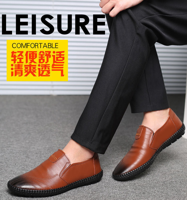 Tiktok viral new men's formal leather shoes - business casual, stylish, minimalist slip-on loafers - dropshipping available