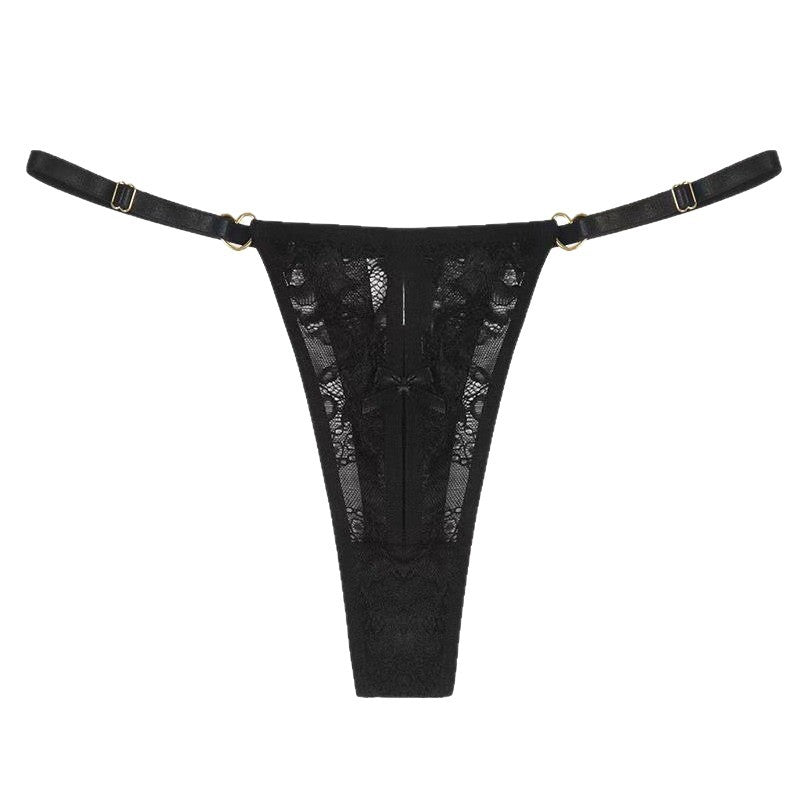 lace thong see-through temptation hot & sexy new style adjustable strappy sexy women's panties