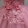 children's one-shoulder tulle princess dress - perfect for weddings, banquets, piano recitals, and parties