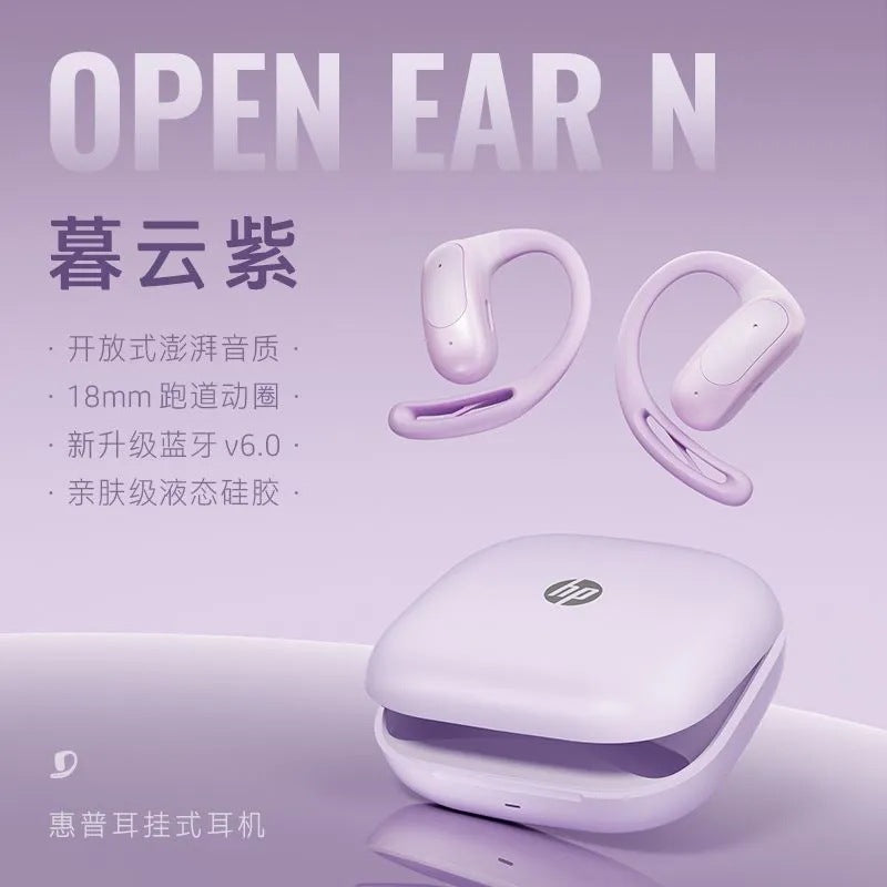 Hp openearn wireless bluetooth headphones - open-ear design, long battery life, comfortable, non-in-ear, ideal for sports and business