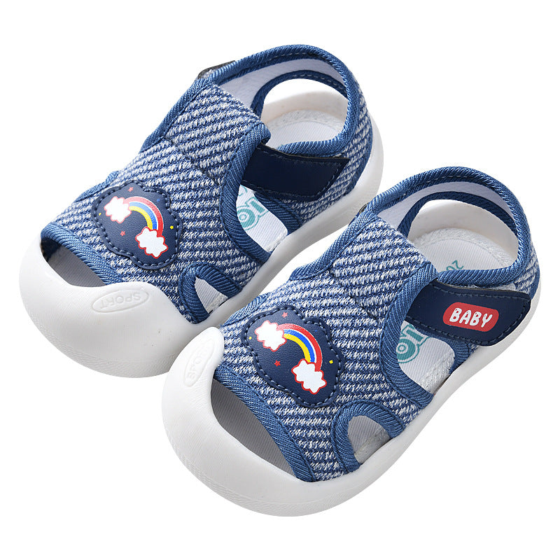 Baby sandals, first walker shoes, summer soft sole non-slip, 0-1-3 years old infant mesh toddler shoes for baby girls and boys