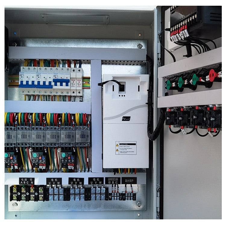 High and low voltage distribution box ABB frequency conversion cabinet constant pressure water supply fan water pump one control two frequency conversion control box frequency converter