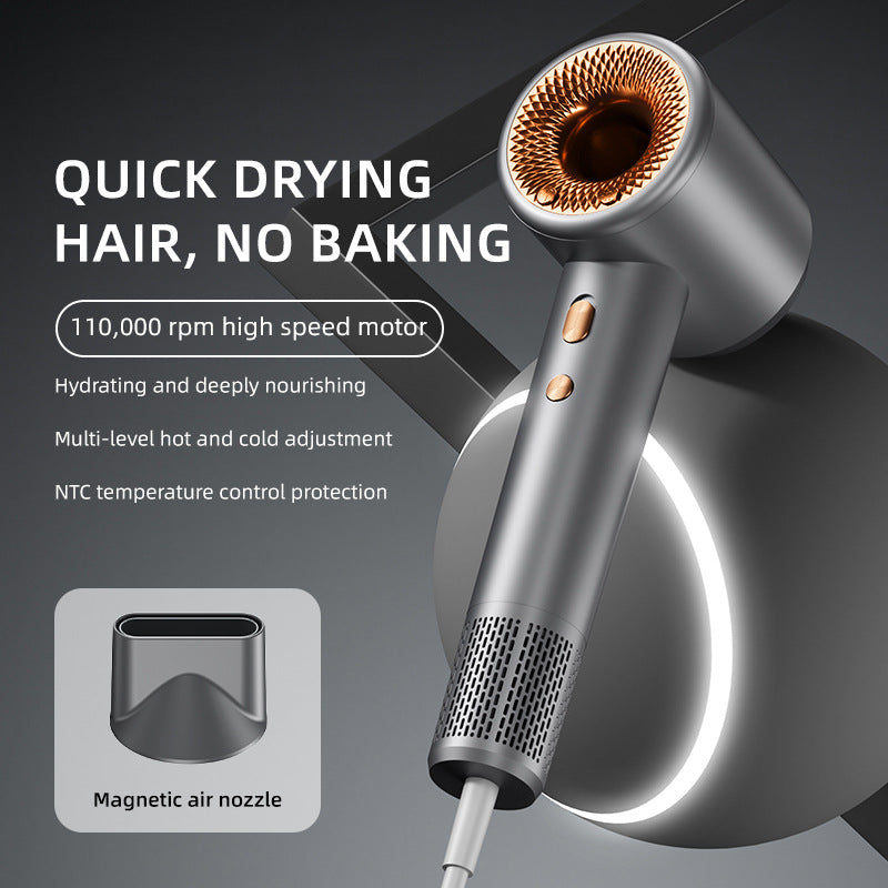 hotel high-speed hair dryer hair care leafless high-speed wall-mounted hair dryer manufacturer wholesale
