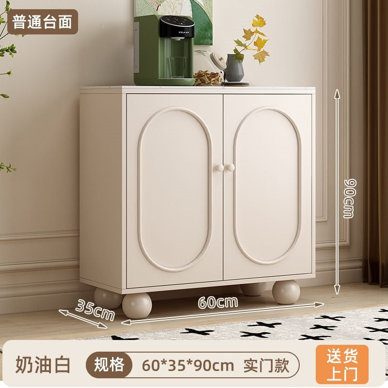 Solid wood sideboard, storage cabinet, french wall cabinet, storage cabinet, cream style tea cabinet, kitchen cabinet