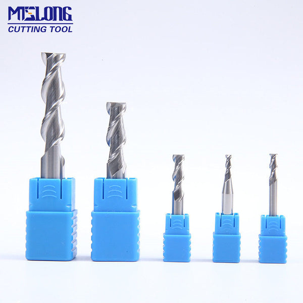 Wholesale 55 degree 2 blade aluminum alloy special end mill Carbide integral numerical control tool Double blade rod milling cutter