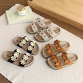 Kids' summer sandals: new daisy design, trendy style, korean fashion, versatile platform slides
