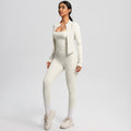 European and american outdoor casual tight-fit pocket yoga outfit set - quick-dry, high-waisted, slimming, cloud-like comfort, three-piece activewear set