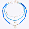 Wholesale seashell necklace set - european & american style, bohemian beach vacation accessories, beaded choker necklace for women