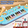 Children's electronic keyboard piano with microphone - ages 1-3-6 - musical light-up gopher toy - beginner's starter kit for babies