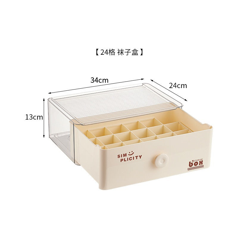 Socks Underwear Panties Drawer Type 3-in-1 Multifunctional Storage Bedroom Home Wardrobe Close-fitting Clothing Organizing Box