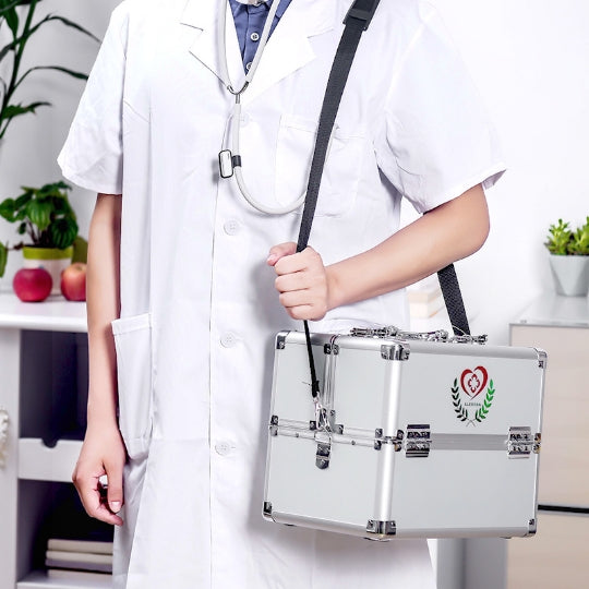 Large household combination lock medicine box Portable visit medicine box Beauty micro-whole medicine storage box Medical first aid box