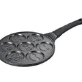 Wholesale die-cast non-stick pan seven-hole waffle cartoon smiley face grill frying pan breakfast pan pancake pan omelette pancake pan
